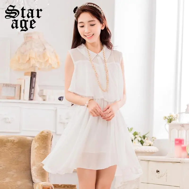 Женское однотонное шифоновое платье повседневное Плиссированное Платье из