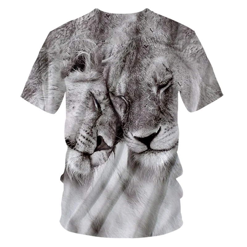 UJWI Мужская Новая плюшевая футболка с 3D принтом Милая унисекс круглым вырезом и