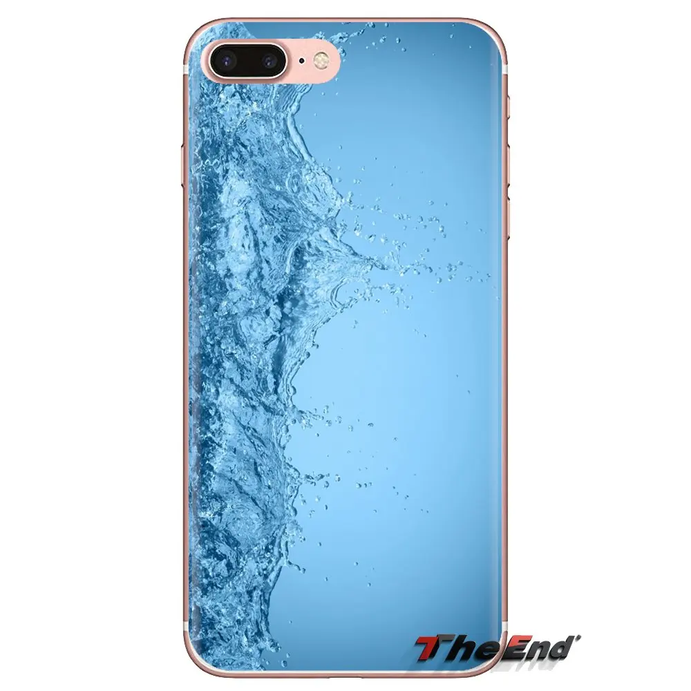 Soft Transparent Shell Covers Water Splash For Samsung Galaxy S3 S4 S5 Mini S6 S7 Edge S8 S9 S10 Plus Note 3 4 5 8 9 |