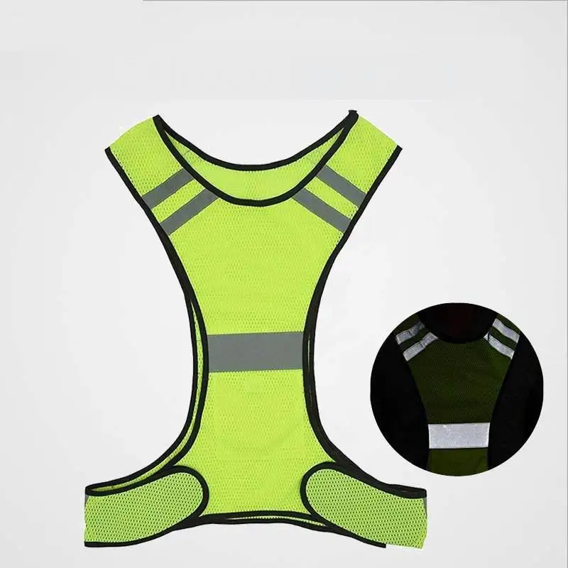 100 светоотражающий жилет уличный защитный без рукавов для езды на велосипеде