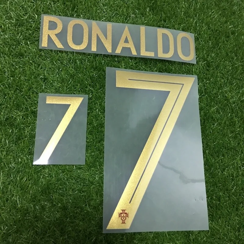 2018 оригинальный Португалия чехлы с изображением Роналдо и Nameset печати стекаются