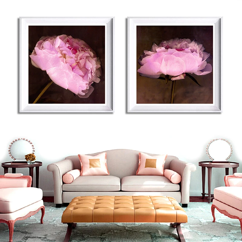 Печатный плакат холст настенная живопись Красивые розы куадросы украшение