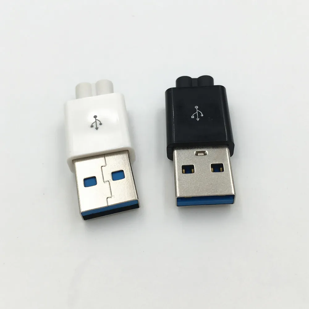 Набор сделай сам разъем USB 3 0 A штекер 4 штырька тип сварки гнездо в 1 паяльный