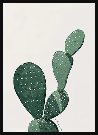 Картина на холсте в скандинавском стиле кактус горячая любовь дух жизнь