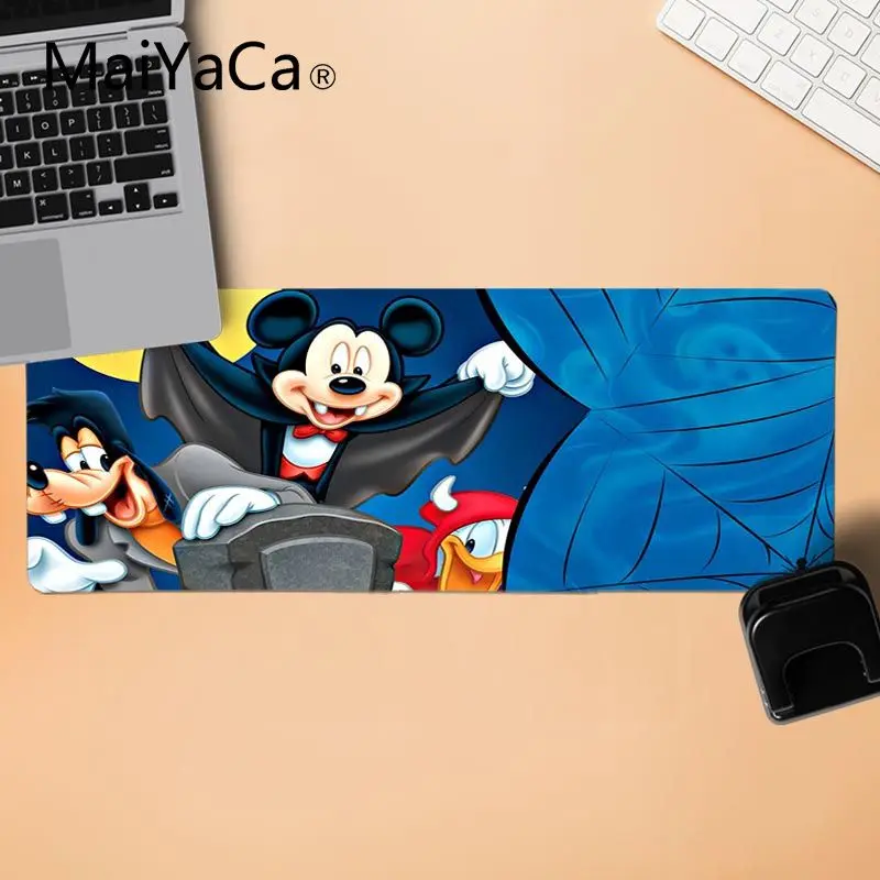 MaiYaCa игровой коврик для мыши высшего качества Микки Маус Большой Коврик для мыши ПК компьютерный коврик для ноутбука игровой коврик для мыши