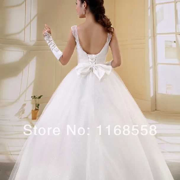 ~Rhinestone wedding dress formal slim waist vintage sweet princess |