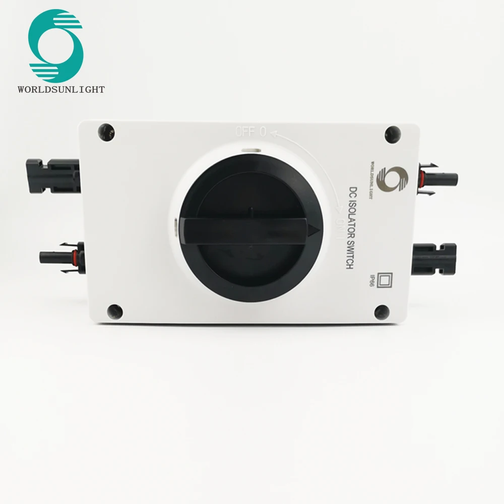 World Sunlight DC 1000V Солнечная MC4 4P разъединитель батареи 32A электрические выключатели изоляторов