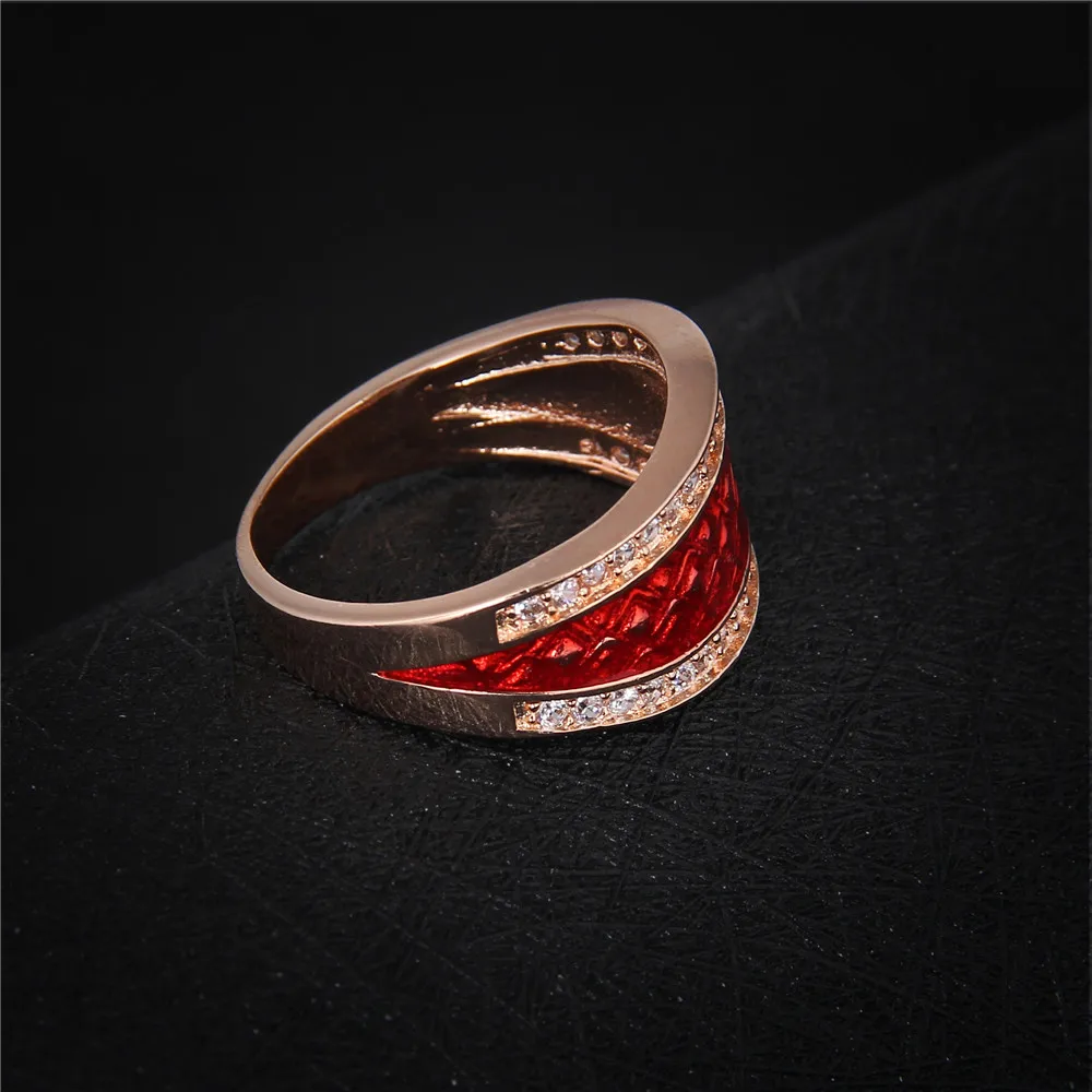 Модные ювелирные изделия обручальные кольца для женщин AAA Циркон инкрустация