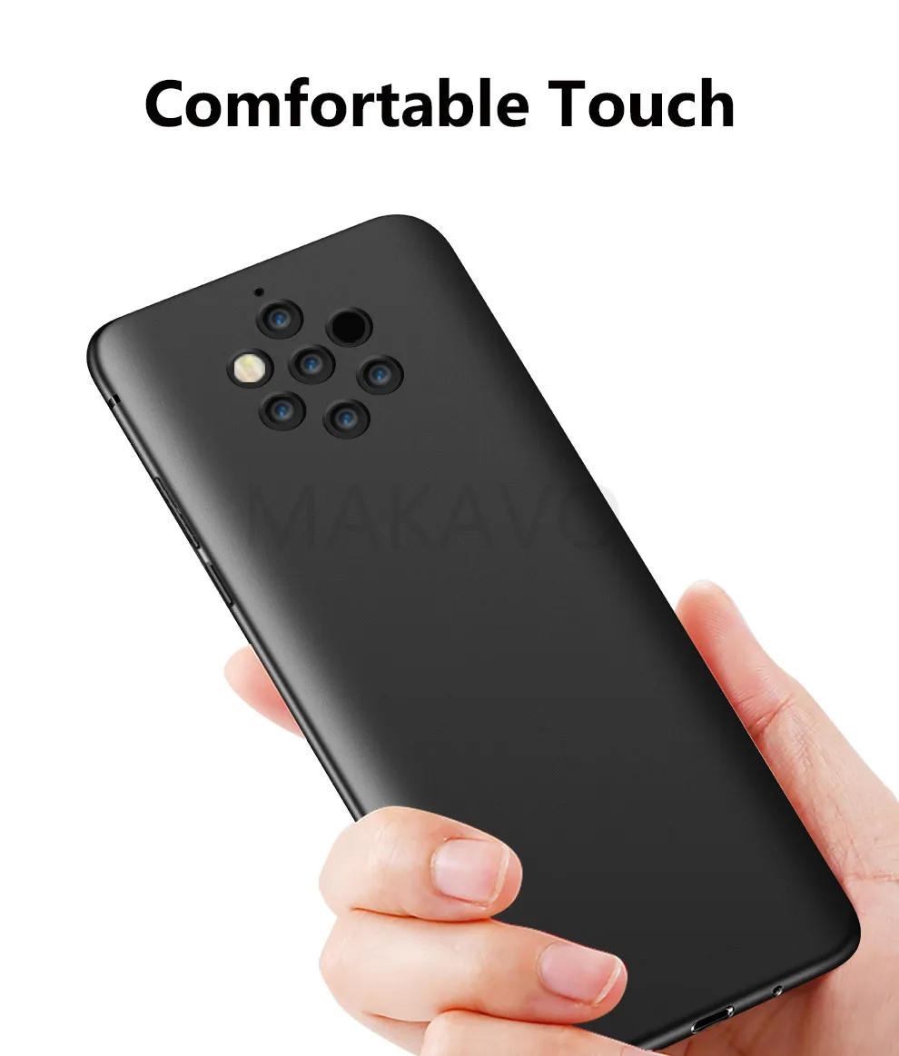 MAKAVO для Nokia 9 PureView чехол тонкий матовый мягкий чехол s для Nokia Nokia9 Pureview чехол для телефона s
