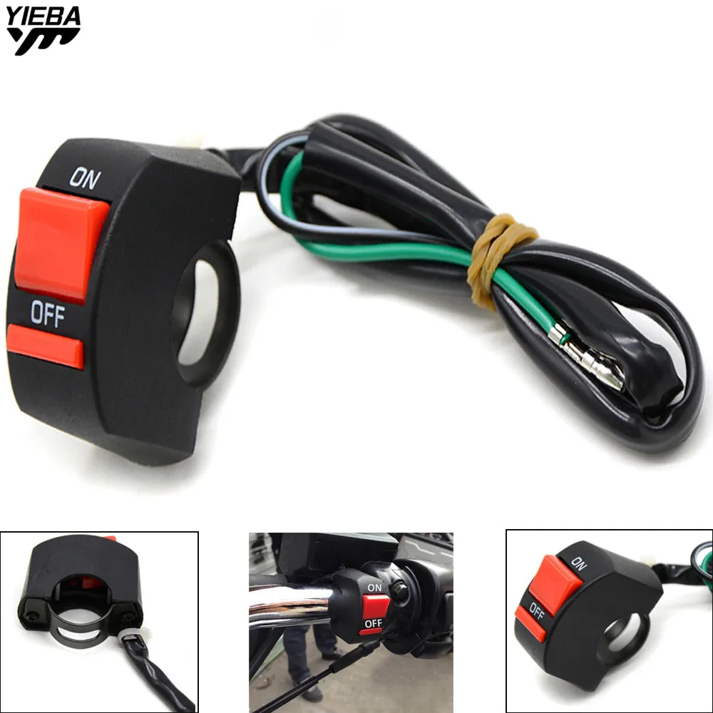 Светильник на руль мотоцикла с кнопкой включения и разъемом для honda NC700 S/X VTX1300