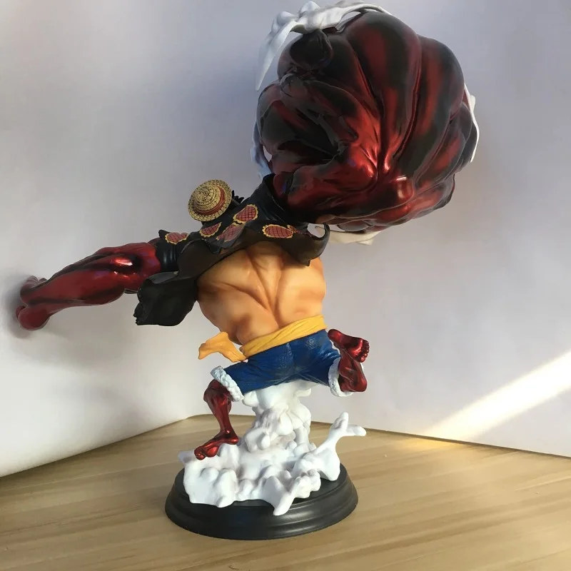 1 шт. 39 см аниме one piece gear четвёртый Bound Man Обезьяна D Луффи большая Статуэтка 1/8 Масштаб ПВХ экшн Коллекционная Фигурка модель игрушки