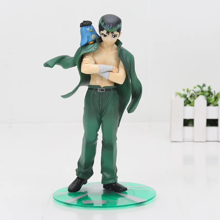 green no box YuYu Hakusho Yusuke Urameshi Minamino Shuuichi фигурка 1/8 масштаб окрашенная ПВХ фигурка коллекционная игрушка - Цвет: green no box