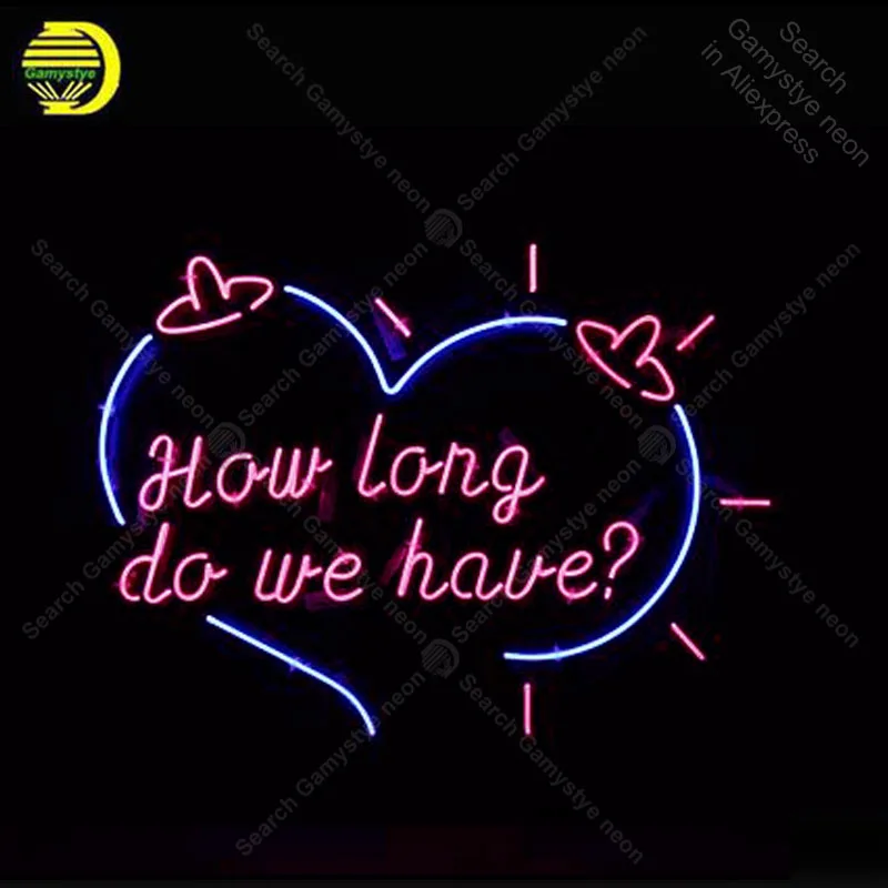 Неоновые вывески как долго у нас есть ресторан пиво любовь комната неоновая