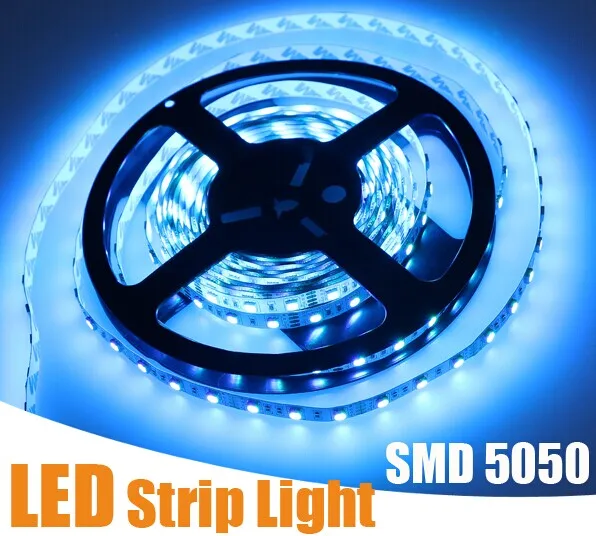 Горячая продажа 5 м rgb Светодиодные полосы света 5050SMD 120led лента гибкая адаптер