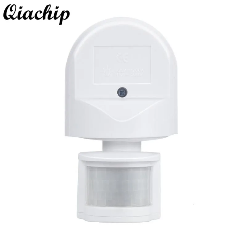 QIACHIP AC 110V-220V 180 Degree 12M Wall Outdoor Light Automatic Adjustable Security Infrared Motion Sensor Switch PIR Detector |