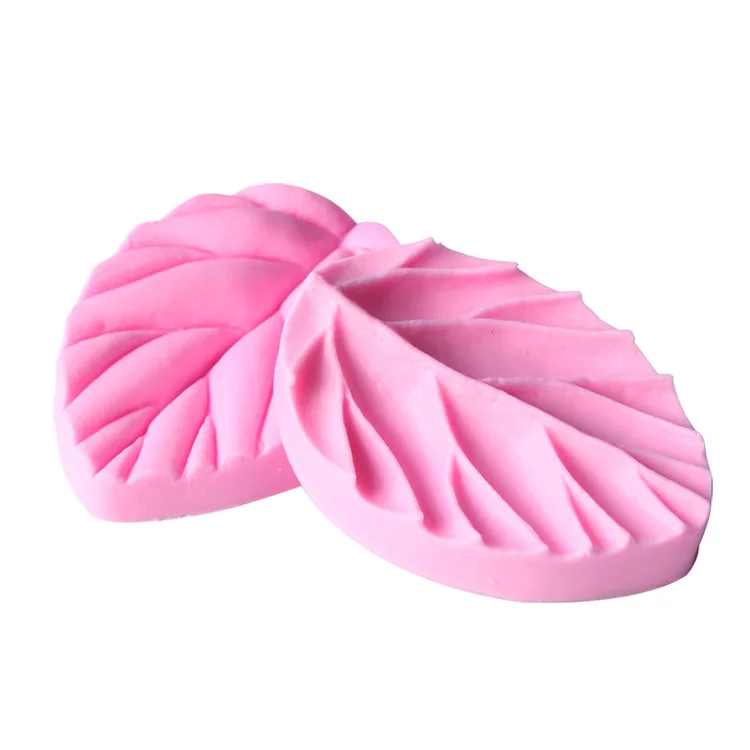 2PCS/Set Leaf Shape Silicone Cake Mold Fondant Tools Candy Jelly Chocolate Cupcake Decorating Bakeware E477 | Дом и сад