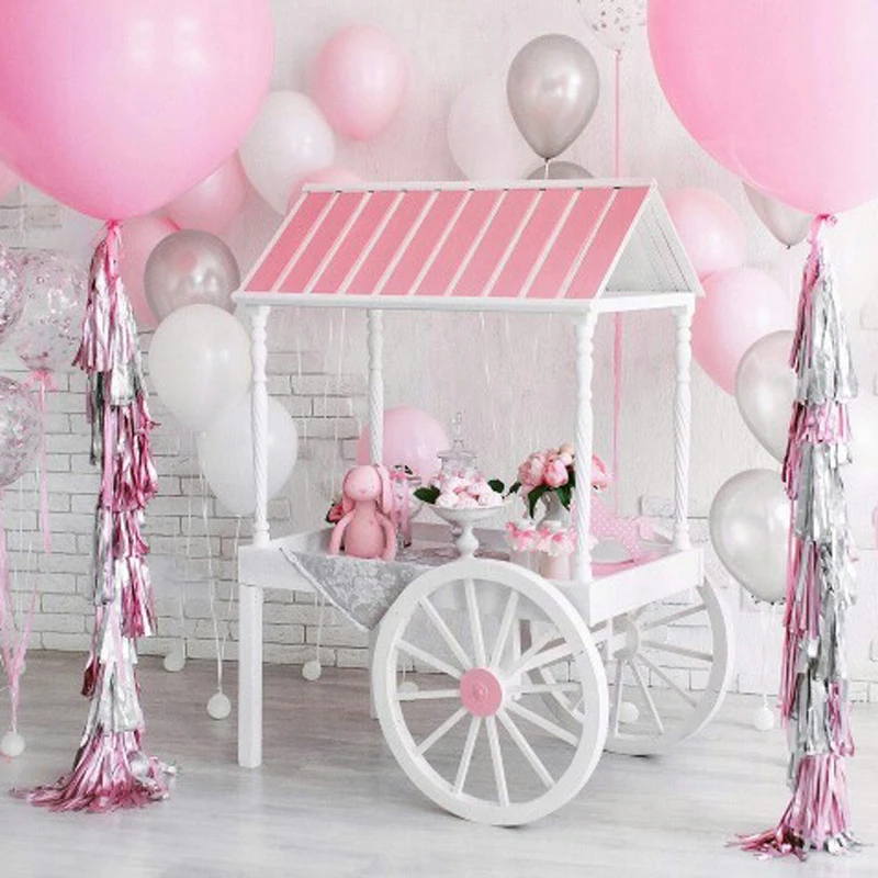 5 шт./упак. 14 дюймовая гирлянда с кисточками из салфетки бумажный цветок сделай