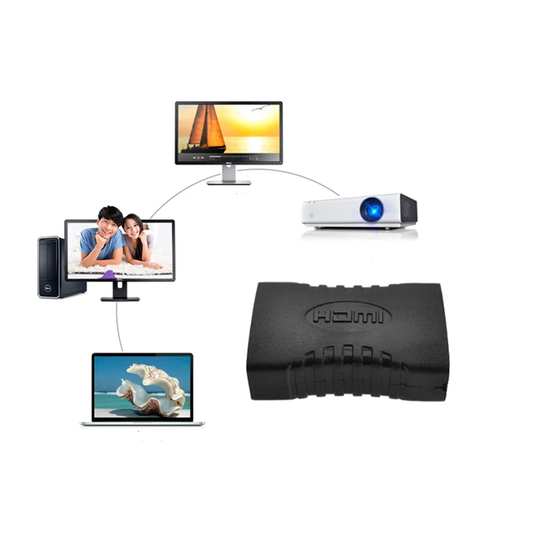 SeenDa HDMI Female to HDMI Female Adapter Connector Extender HDMI Connector Converter for HDTV 1080P HDMI Adapter