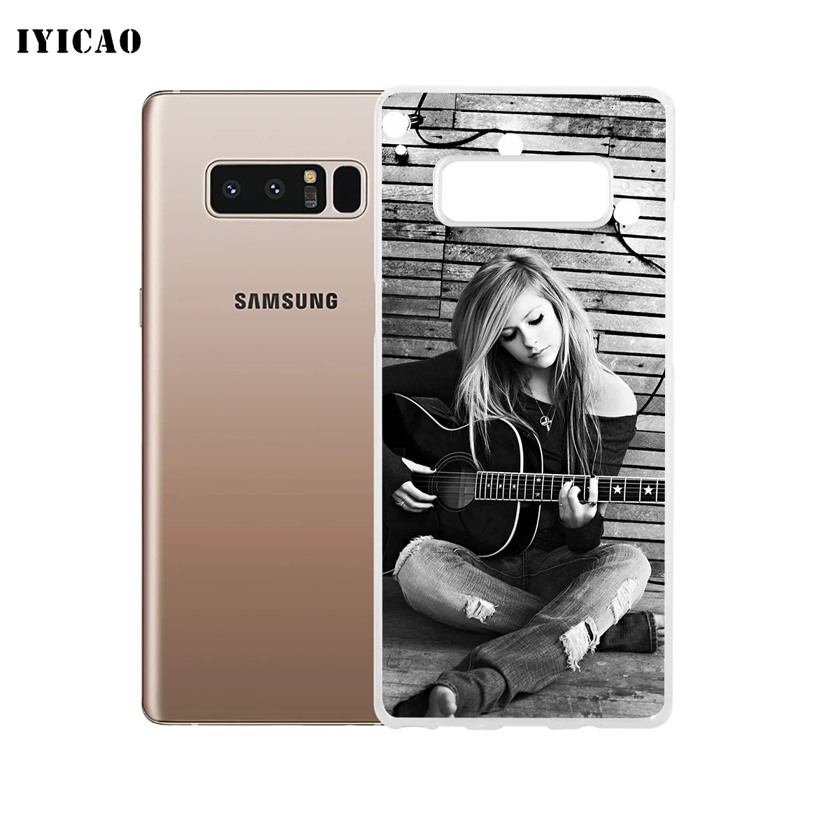 IYICAO Avril Lavigne Мягкий силиконовый чехол для телефона Samsung A5 A6 Plus A7 A8 A9 J3 J5 J7 Note 8 9 TPU