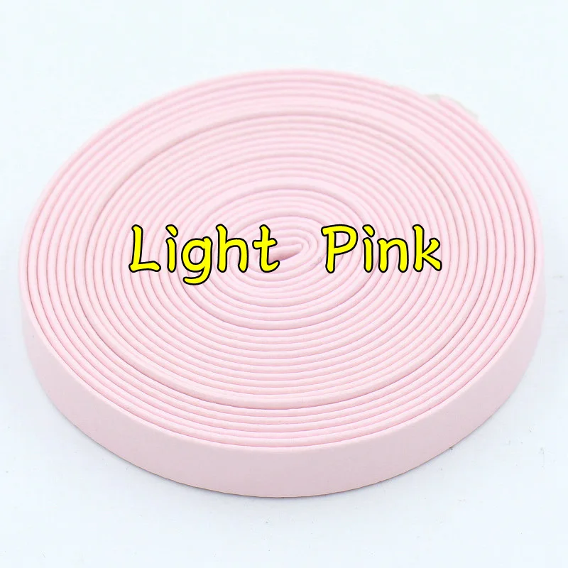 Light Pink 3 м/шт 10 мм ширина шнура из искусственной кожи для DIY ювелирных изделий ручной работы аксессуары пояса одежды - Цвет: Light Pink