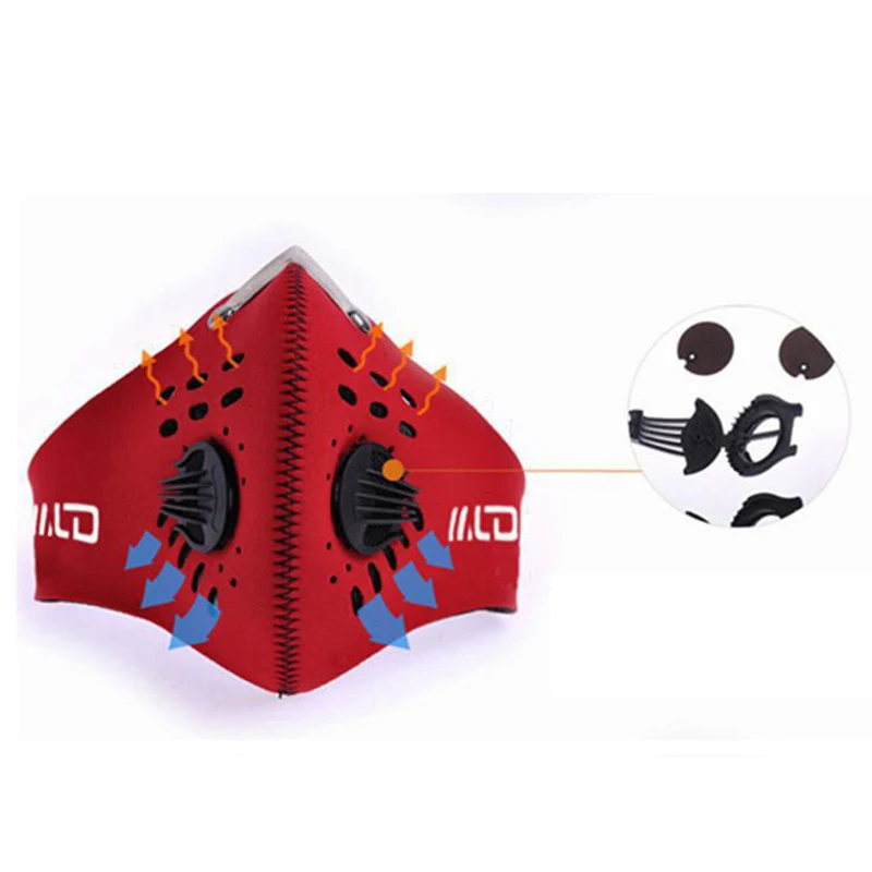 Противогаз с очками защитная маска на все лицо Abti Пыль Краска химические маски