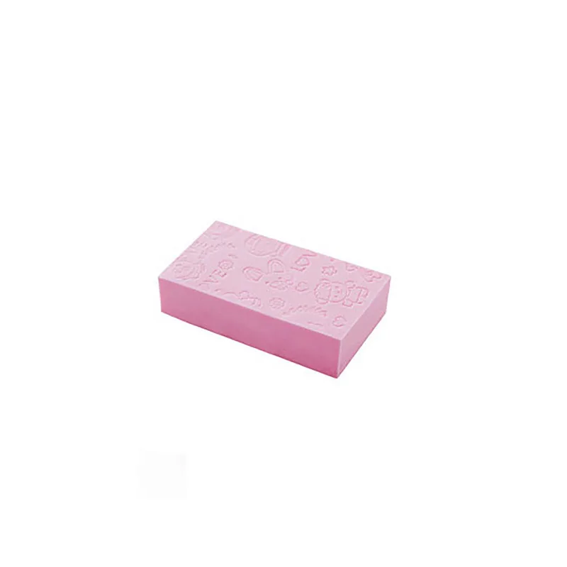 style1 pink Мягкая детская губка для душа, Детские душевые губки, отшелушивающая щетка для чистки тела, Детские аксессуары для ванной - Цвет: style1 pink