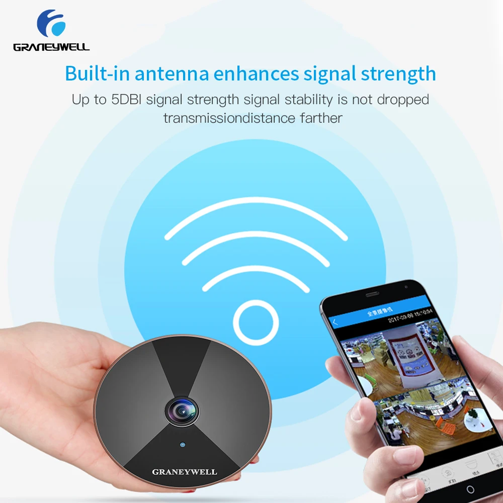 Graneywell IP камера для помещений Беспроводная 960 1.3MP Домашняя безопасность Wifi