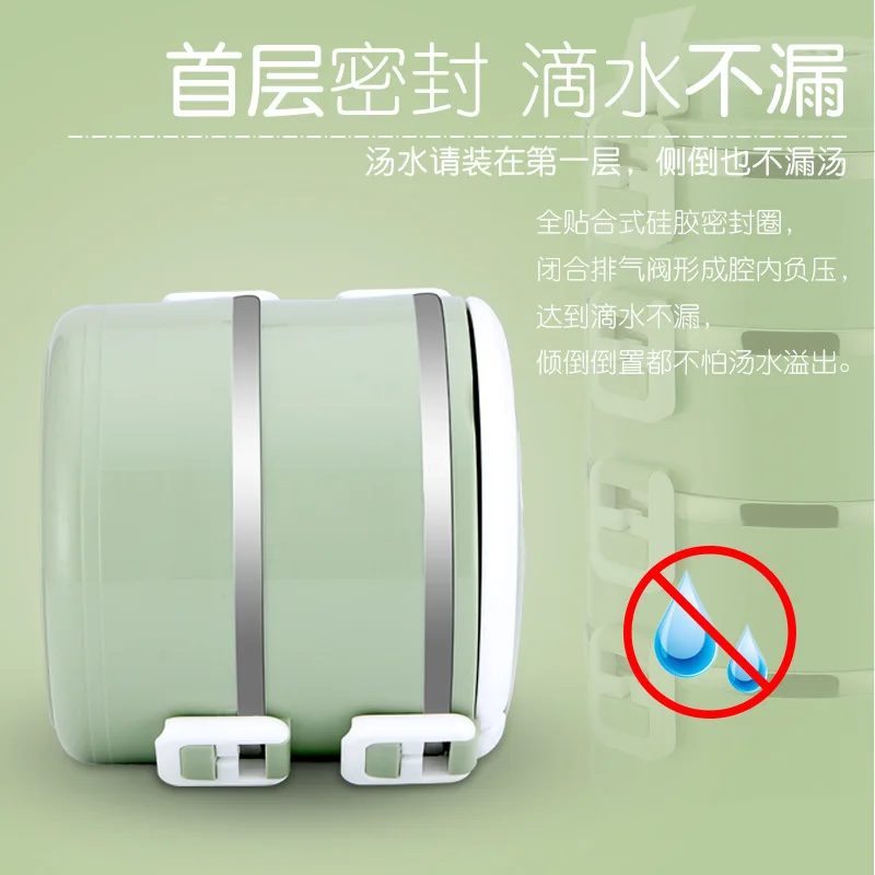 VILEAD японская 304 нержавеющая сталь жаростойкая обеденная коробка Скандинавская