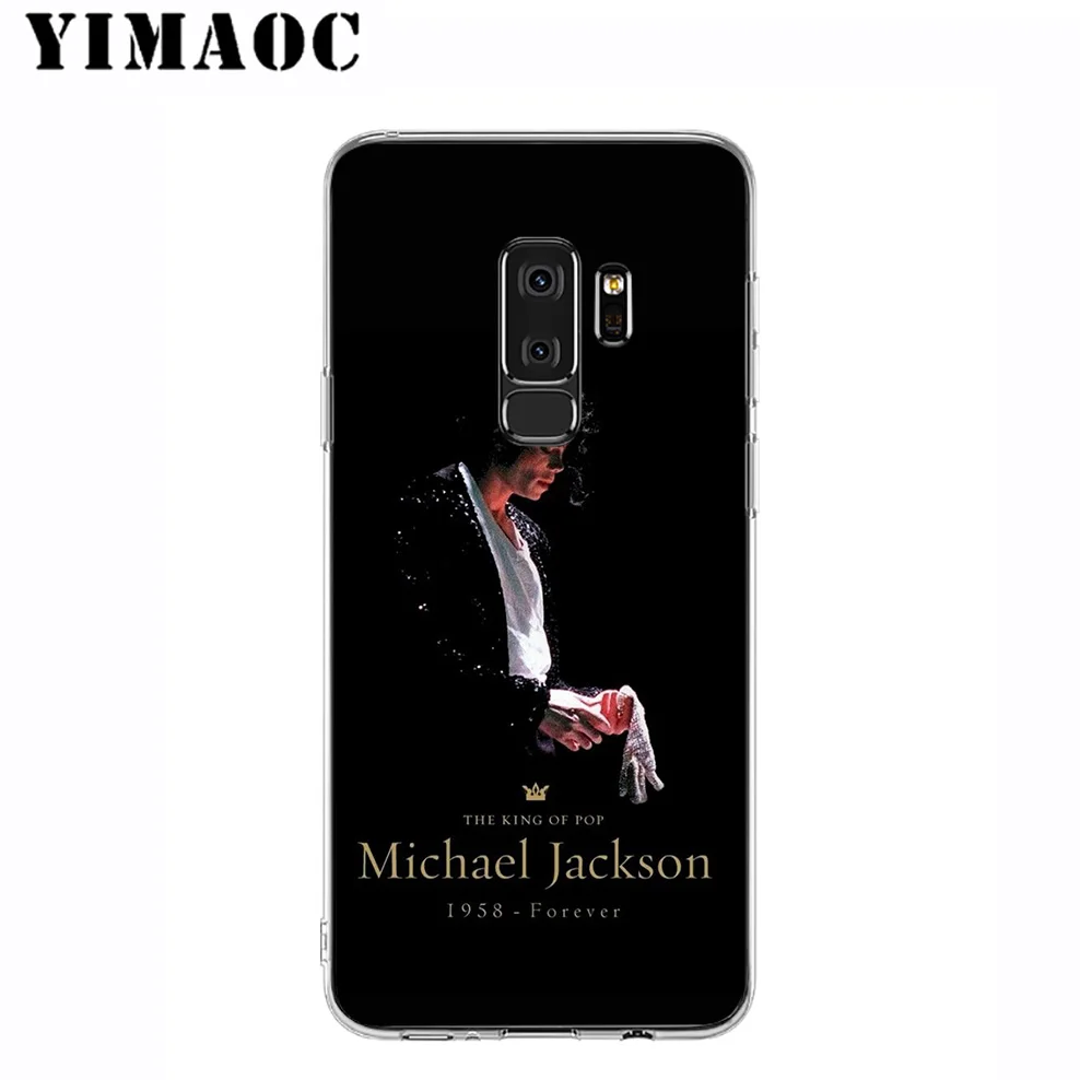 Yimaoc в стиле Майкла Джексона мягкий силиконовый чехол для телефона samsung Galaxy S10 S10E S9