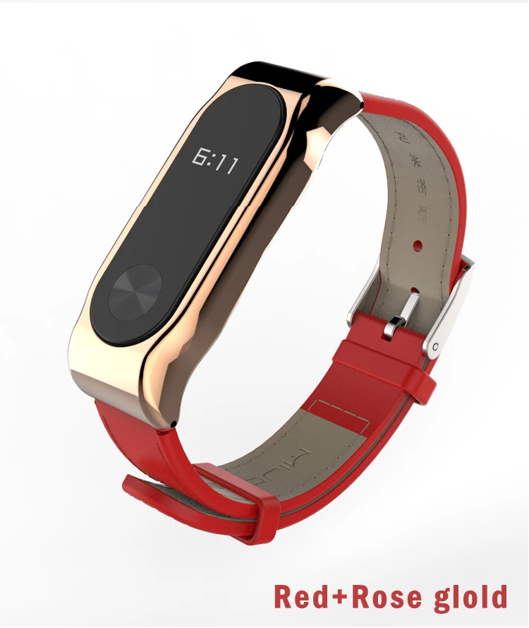 Mi jobs PU кожаный mi band 2 ремешок mi ремешок на запястье смарт-Браслет замена pulsera ремень для xiaomi banda с металлической рамкой