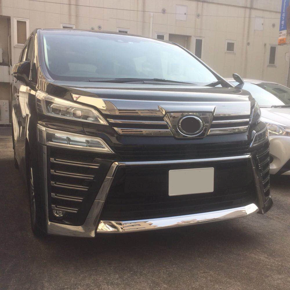 

Бампер для губ JY, нержавеющая сталь, SUS304, для Toyota ALPHARD/VELLFIRE 2018