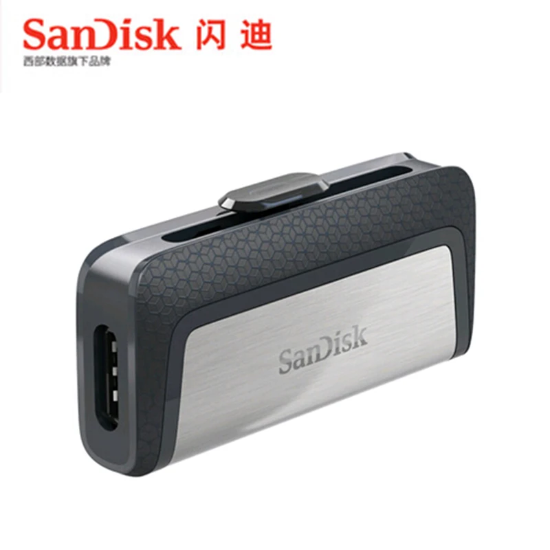 Sandisk 128 ГБ SDDDC2 высокоскоростной USB флеш накопитель Type C USB3.1 с двумя накопителями OTG