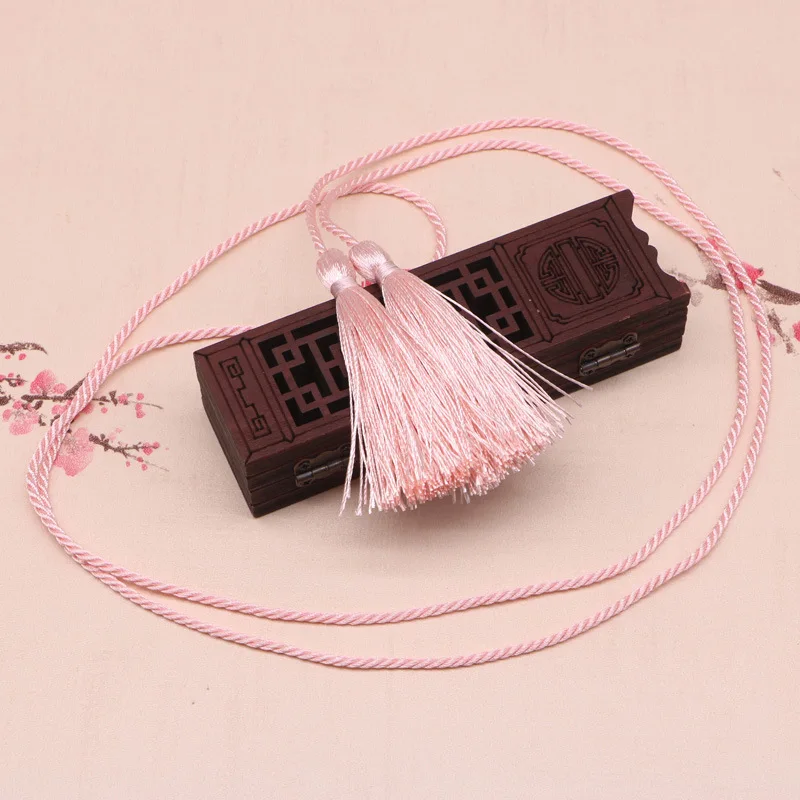 Pink 5 шт. красочные стиль две головы изолента кисточки домашний текстильный занавес одежда подвеска для изготовления кисточки DIY украшения одежды - Цвет: Pink
