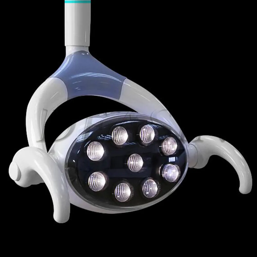 9 светодиодов зубные лампа с Сенсор оральный светильник для Стоматологическое