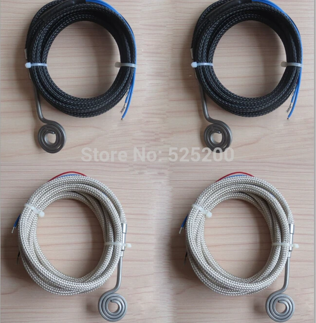 

DHL free shipping 26mm outer diameter flat coil heater with K thermocouple