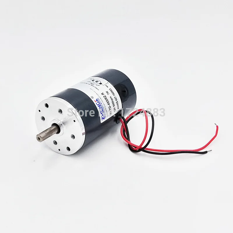 Круглый вал двигателя ZHENGKE 45 мм 12 В/24 В постоянный ток 2000rpm3000rpm4000rpm 5000rpm 7 Вт/8 Вт|dc
