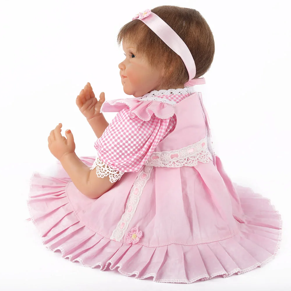 KAYDORA Reborn Baby Dolls глаза мигание реалистичные силиконовые Игрушки для маленьких