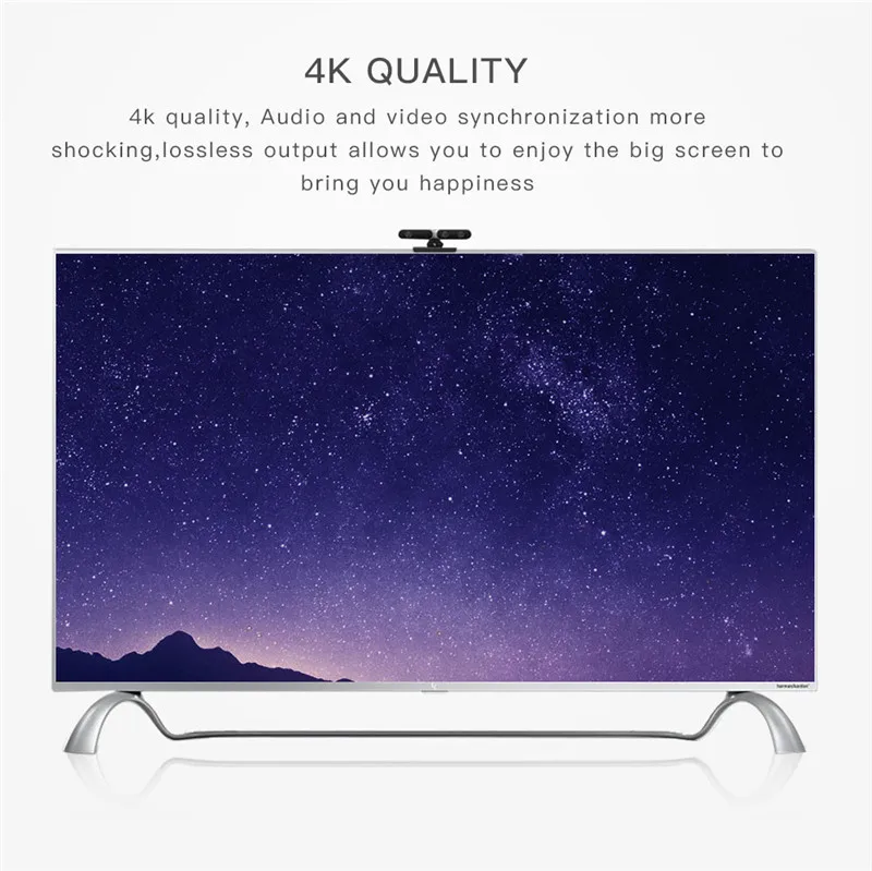 Robotsky 4 k x 2 k HDMI удлинитель HDMI 2,0 сигнала адаптер усилителя для PS4 комплект для DVD компьютерной приставки к телевизору проектор