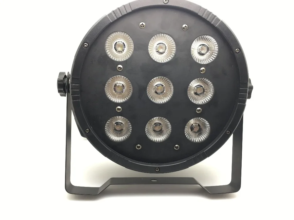 12 unids 9x12 w con flightcase dj дискотека de iluminacion par led rgbw etapa Par Luz Controlador DMX Disco Party|Эффект