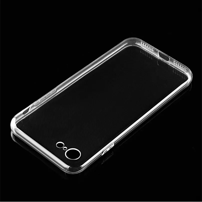 Ультра тонкий мягкий прозрачный ТПУ чехол для iPhone 8 7 плюс силиконовый Full Cover X 6 S 5S