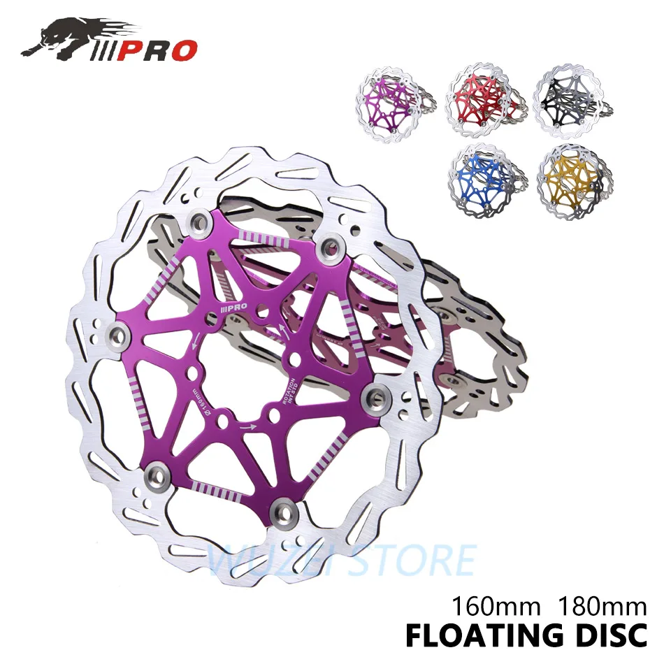 IIIPRO велосипед тормозной диск ротора DR 11FA 160/180/203 мм горный MTB плавающий дисковый