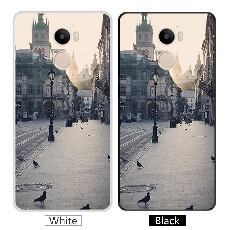 5.0 inch For Xiaomi Redmi 4 Dark Phone Case Clear Soft TPU Silm Silicone Redmi4 Back Black Cover Capa |