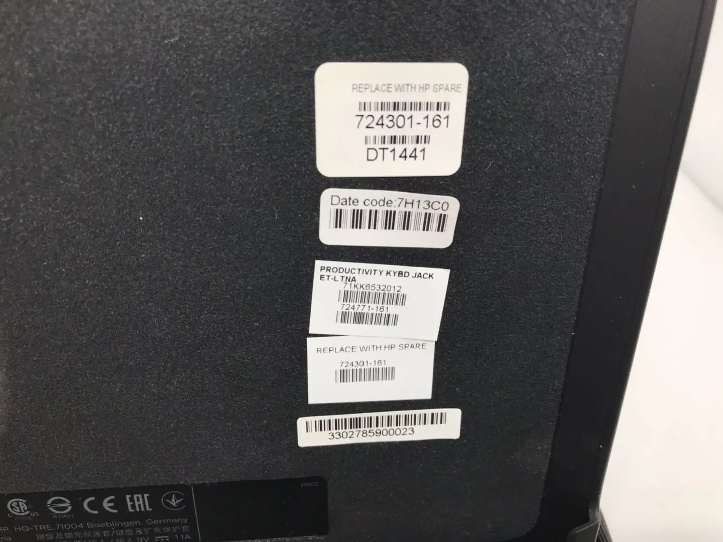Для hp ElitePad 900 G1 1000 G2 док-станция Базовая клавиатура 724301-001 в натуральной съемке