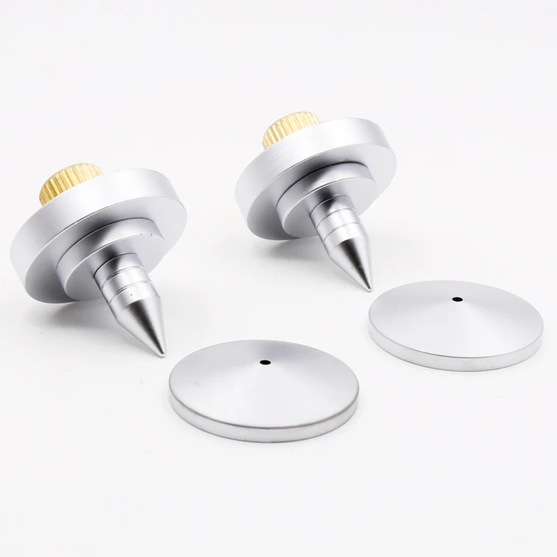 35X37mm Hi-Fi аудио колонка с шипами изоляционные ножки латунный конус усилитель
