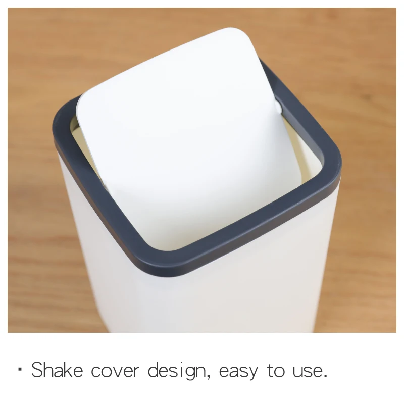 Мусорная корзина в скандинавском стиле мини настольная мусорная квадратная