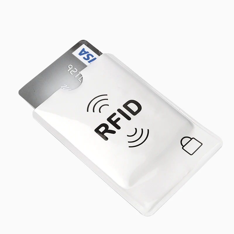 10 шт. Анти Rfid Блокировка ридер замок банк держатель для карт ID банковский чехол для Карт Rfid защита металлический кредитный держатель для карт Алюминий