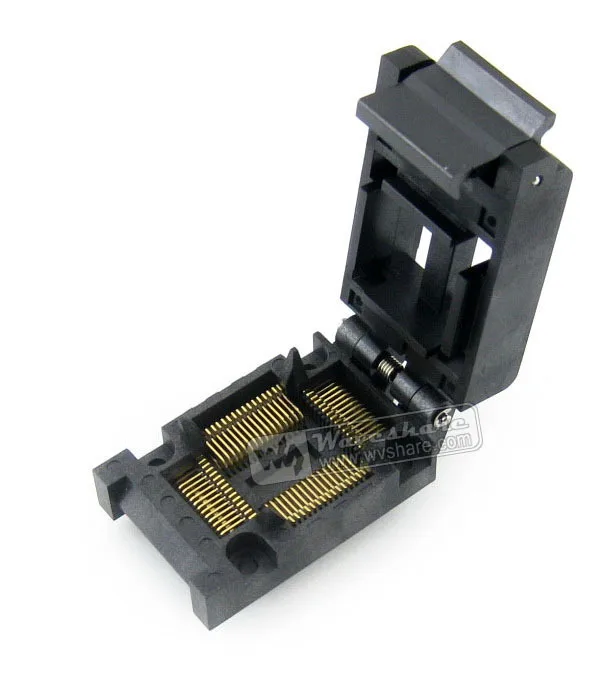 Горячая продажа! FPQ 64 0.8 13 Enplas IC тестовая розетка адаптер 0 8 мм Шаг QFP64 TQFP64 FQFP64 PQFP64