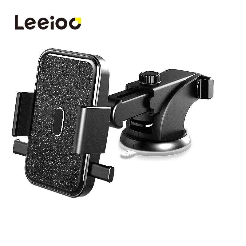 LEEIOO Car Phone Holder For In 360 Degree Rotatable No Magnetic Mobile Universal Smartphone Cell Support | Мобильные телефоны и