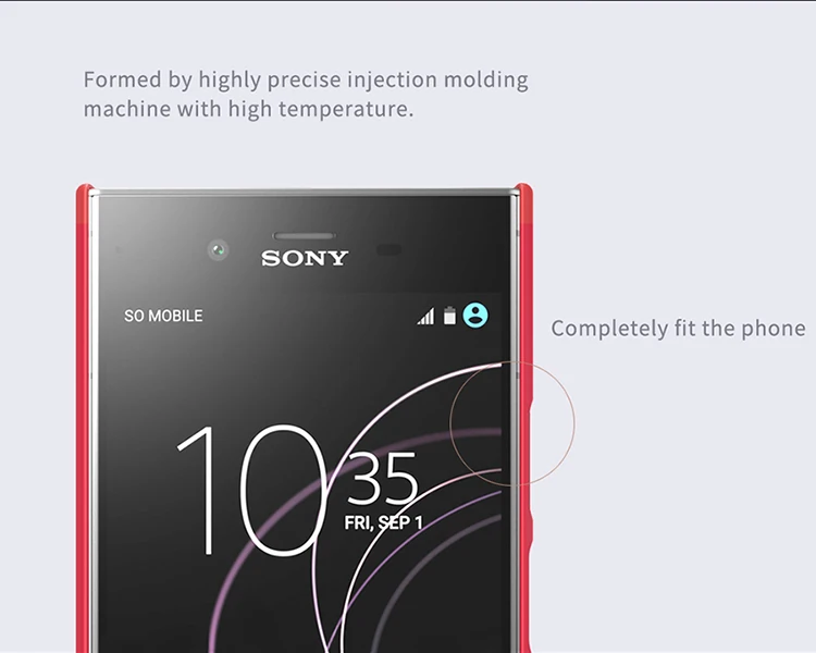 Чехол для sony XZ1 для sony Xperia XZ1 чехол Nillkin матовый щит жесткая задняя крышка из ПК чехол