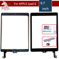 original for apple ipad air 2 ipad 6 touch screen digitizer with home button front glass touch panel air2 a1566 a1567
